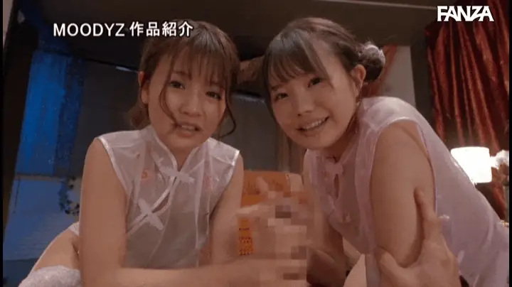 【松本いちか 永瀬ゆい】仲良し美少女2人のダブル手コキは最高のコンビネーション！