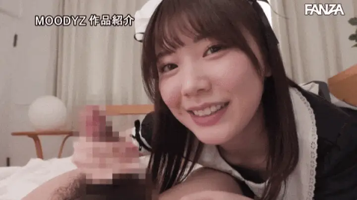 【石川澪】究極美少女メイドが淫語を囁きながら主観手コキでヌいてくる！