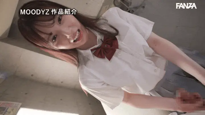 【石川澪】JKの手コキで制服のスカートに射精しちゃうのがエロい！