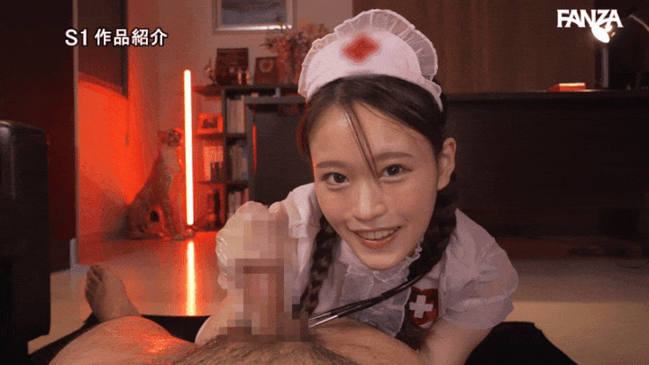 【桜みお】現役美少女ナースが患者に笑顔で手コキ責めしてくる！